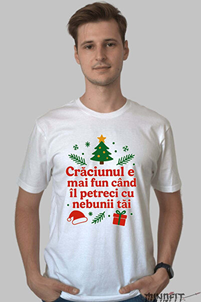 GILDAN Christmas T-Shirt Party With Your Crazy People Men's
