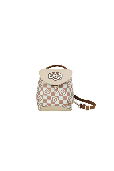 Doughnut Florence Kaleido Series Mushroom Checked Unisex Backpack