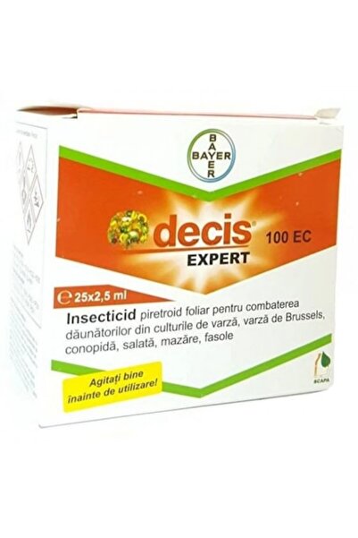 Bayer Decis Expert 100 EC insecticide, 25 x 2.5 ml