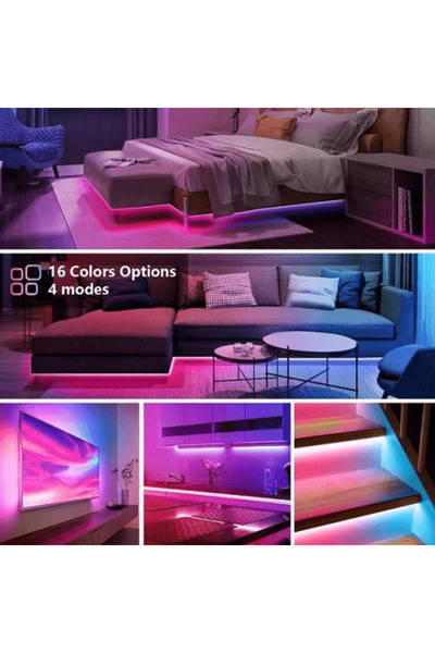 OEM RGB LED Strip Kit with USB 2M length remote control for TV PC Car Home Decorative Lighting Q DT20