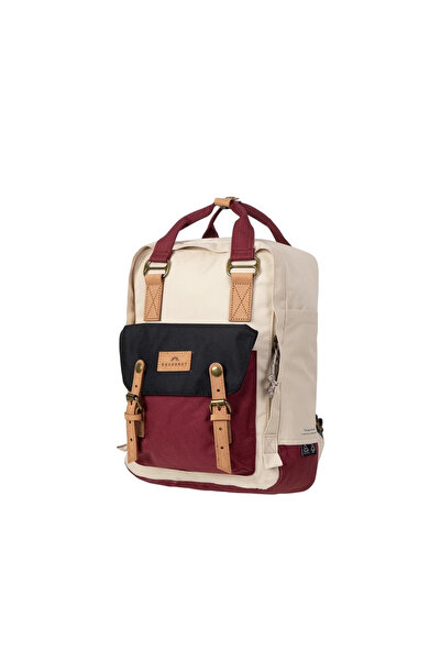 Doughnut Macaroon Reborn Iii Series Cream X Claret Red Unisex Backpack