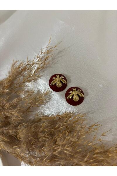 stainless steell Bee Detailed Steel Earrings