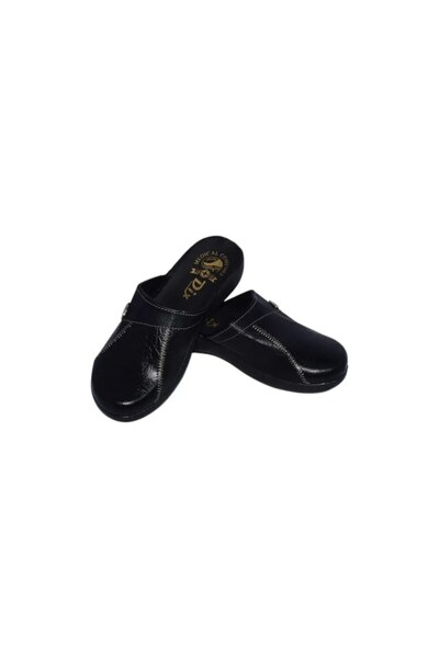 MediSab - Ultra-light anatomical medical clogs, -leather, black -103i 39