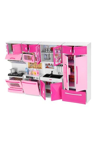 Landtoys Bucătărie de jucărie pentru păpuși, 31 de piese