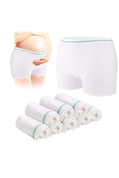 Generic Disposable Maternity Postpartum Panties, High Waist Breathable Mesh Panties C Section, Maternity Und
