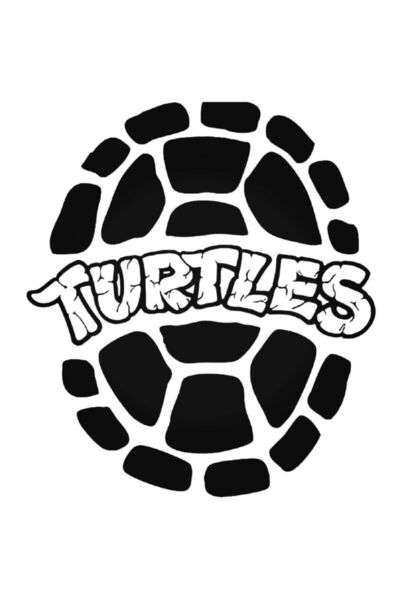 EYBA STİCKER ملصق حائط للسيارة Tmnt 190 مقاس 20 سم