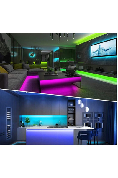 OEM Andowl Q T168 5 Meter RGB LED Strip Kit Bluetooth Music Sync App Control