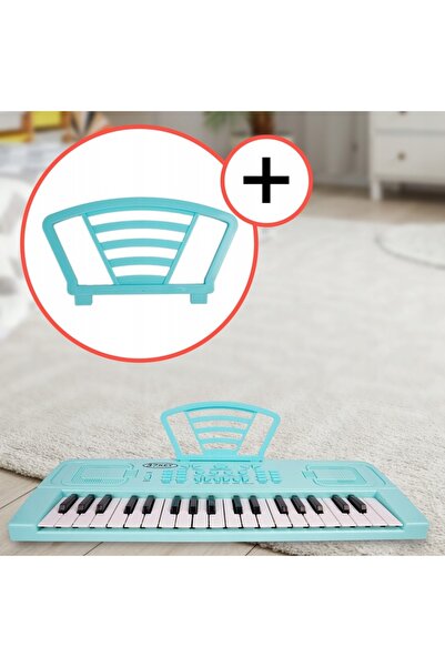 Selgot Electronic Organ With Microphone, 37 Keys, Blue Color