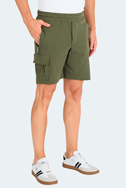 Slazenger Neck I Men's Zipper Pocket Khaki Shorts