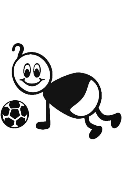 EYBA STİCKER ملصق حائط بيبي تراش مان 29 لسيارة تزوير السيارات مقاس 20 سم