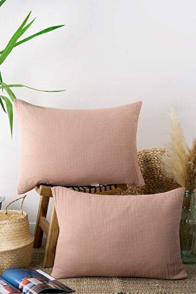 Cottonin Home غطاء وسادة من الموسلين مكون من 4 طبقات، حاصل على شهادة OEKO-TEX...