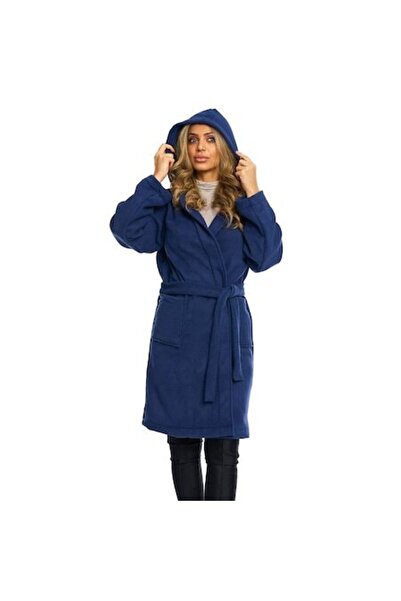 MediMag Halat polare bleumarin pentru femei cu glugă S - 38