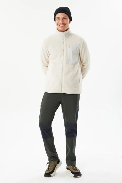 Exuma Erkek Taş Rengi Peluş Polar 2411149