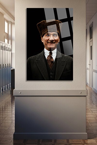 TAULART Ataturk Smiling Glass Painting Ultra Vivid Colors Amazing Glass Paint...