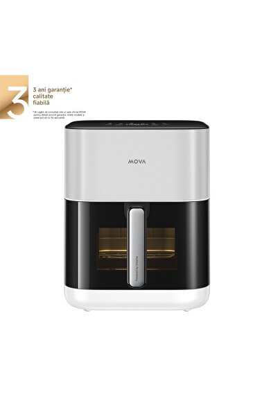 Mova Φριτέζα αέρα, MOVA, AeroChef FD10 Pro, 1800 W, 6L, Μεταλλικό, LED, 11 Λειτουργίες, Λευκό