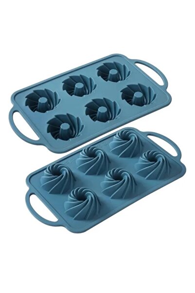 cc bin shihon Premium silicone mold for 6 mini bundt cakes – creativity in every bite