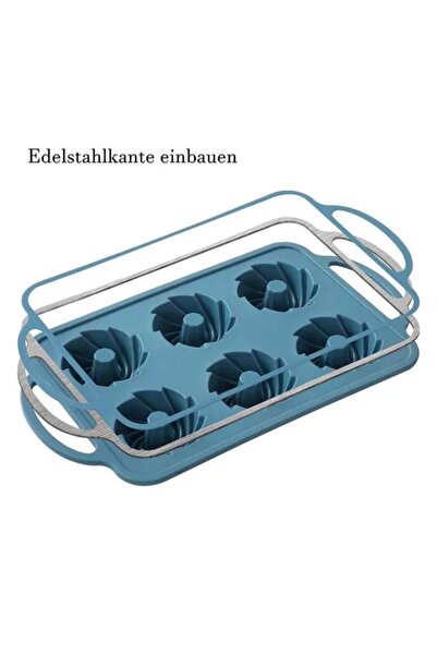 cc bin shihon Premium silicone mold for 6 mini bundt cakes – creativity in every bite