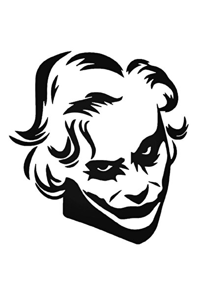 EYBA STİCKER ملصق جوكر فيس ماسك 2 ملصق للسيارة أوتوماتيكي للحائط مقاس 20 سم