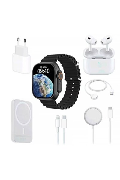 OEM Set Ceas Smartwatch X8 Combinație unică de baterii magnetice Bluetooth sport