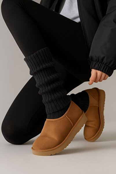 Ozzy Socks Protector de praf 100% acrilic Tricotaj împletit Încălzitor pentru picioare negru