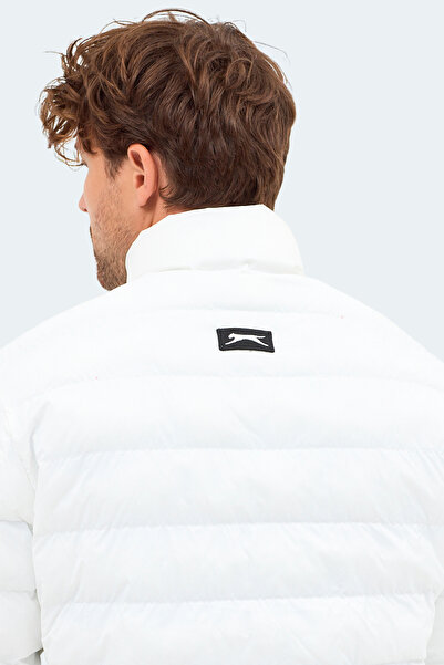 Slazenger Braum Men's Puffer Ecru Coat & Jacket