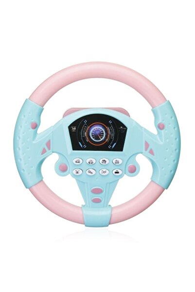 ATS Volan muzical cu sunete reale de mașină și suport cu ventuză pentru copii...