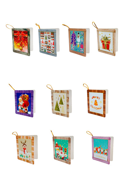 Yusuf Dirik YD Party Supplies بطاقة تهنئة بالعام الجديد صغيرة الحجم 7×8 سم يم...