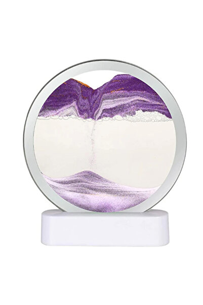 OEM Lampa decorativa MOV tip clepsidra nisipuri miscatoare