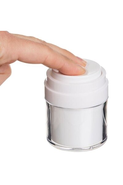 OEM Recipient de călătorie cu pompă cosmetică, 30g – Alb, reîncărcabil și portabil