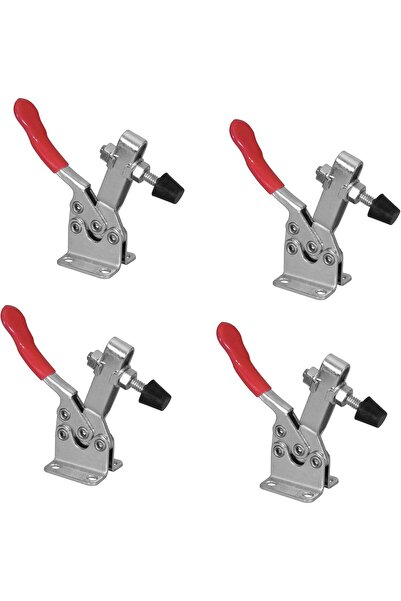 POWERTEC 20327 Quick Release Horizontal Toggle Clamp 201B - 300 lb Holding Capacity, 4PK