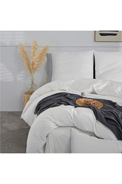 BOHORIA BOHORIA® 3-piece bed linen set with Waffle structure: 200 x 200 cm 100% Cotton