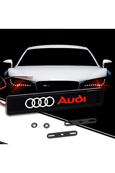 VIEREX ضوء شعار شبكة غطاء المحرك الأمامي LED لسيارات Audi S/RS/TT/A2/A3 B6/B8...