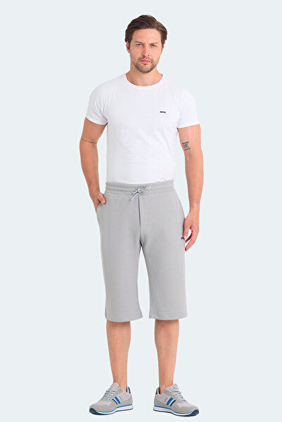 Slazenger Vilja I Men's Pocket Capri Gray Shorts