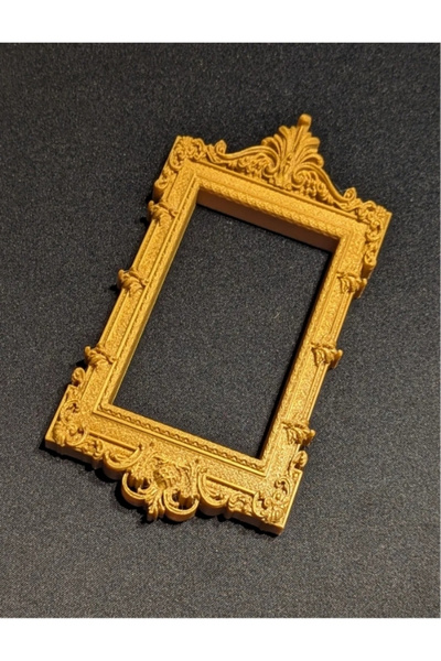 FLEXIS WE MAKE IT POSSIBLE FOR YOU Barok Varaklı Görünümlü Mini Boy Dekoratif Fotoğraf Çerçevesi