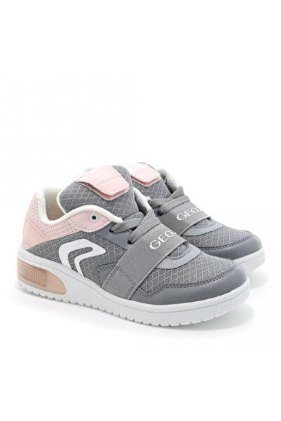 Geox Girls' Sports Shoes Xled GA Grey Lt Rose