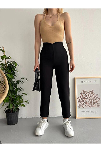 ZENGEZUR MALL Sptrns Atlas Fletolu Pantolon Siyah (204407) (Size: m)