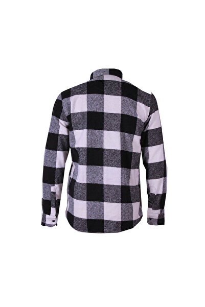 trender Lumberjack Black - White Men's Shirt with Pockets 8016