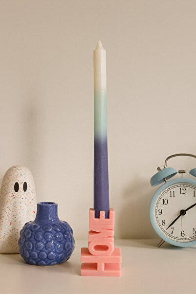 DOAN HOME HOME Yazılı Lüks Dekoratif Mumluk