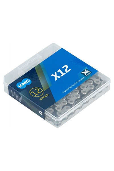 KMC Lanț "x12" Argintiu/Negru 126 Legături