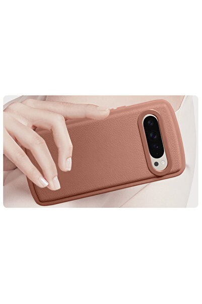 Wtech Google Pixel 9 Pro 5G 2024 High Quality Leather Texture Smooth Soft TPU Case Cover