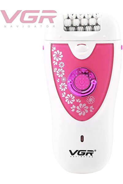 VGR V-722 Professional 2-in-1 Women Epilator & Shaver for different body areas for Wet & Dry