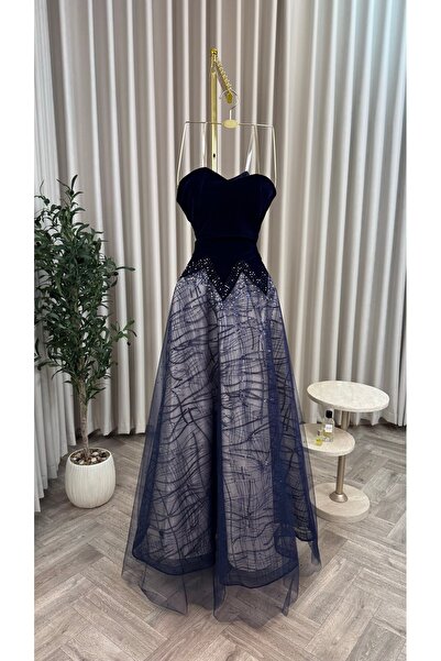 BURGUNDY Embroidered wool and tulle winter dress, burgundy brand