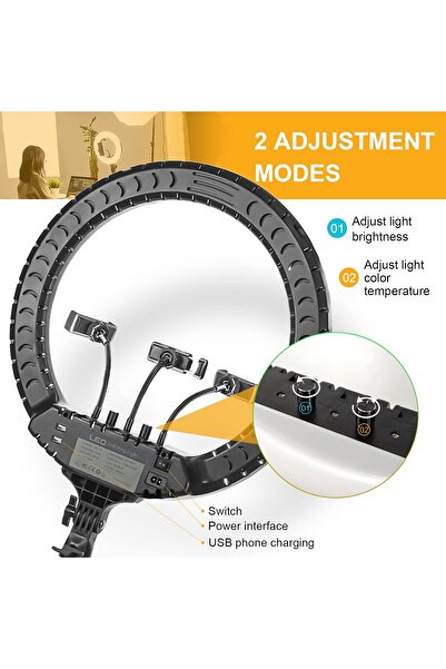 genernic Professional 21 Inch LED Ring Light for Videos, Makeup & Live Streaming with Remote Control