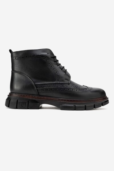 depderi Genuine Leather Men's Boots