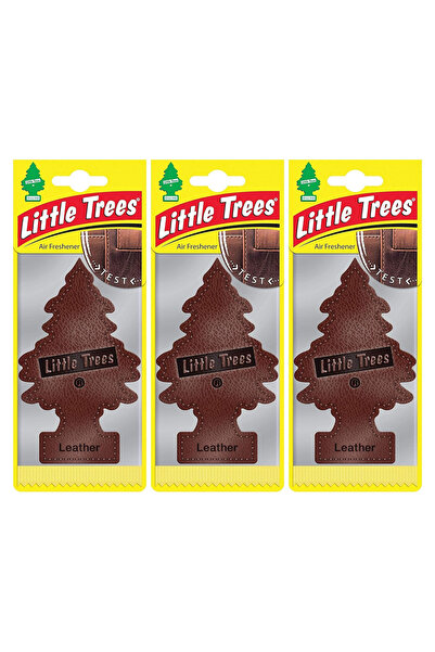 Little Trees Deri Oto Asma Kokusu Leather 3 Adet