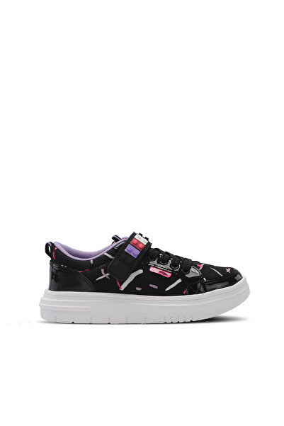 Slazenger Numancia Girls' Velcro Black / Purple Casual Sneakers