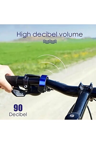 Eşya Dünyası Alüminyum Alaşımlı Ultra Yüksek Sesli Bisiklet Zili - Dayanıklı ve Şık Tasarım