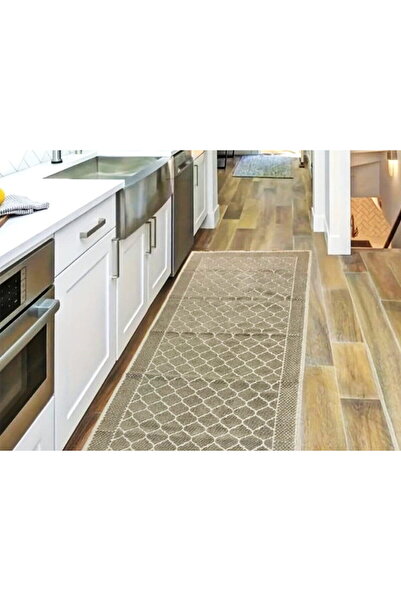 OEM Woven cotton rug, 80 x 200 cm, Cappuccino, code CB228