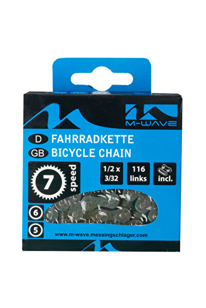 M-wave Αλυσίδα ποδηλάτου 7,6,5 V 116 παξιμάδια