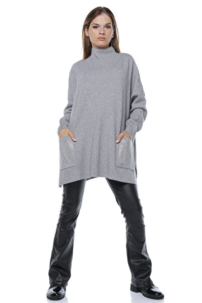 Jolenttine Sweater with pockets, gray